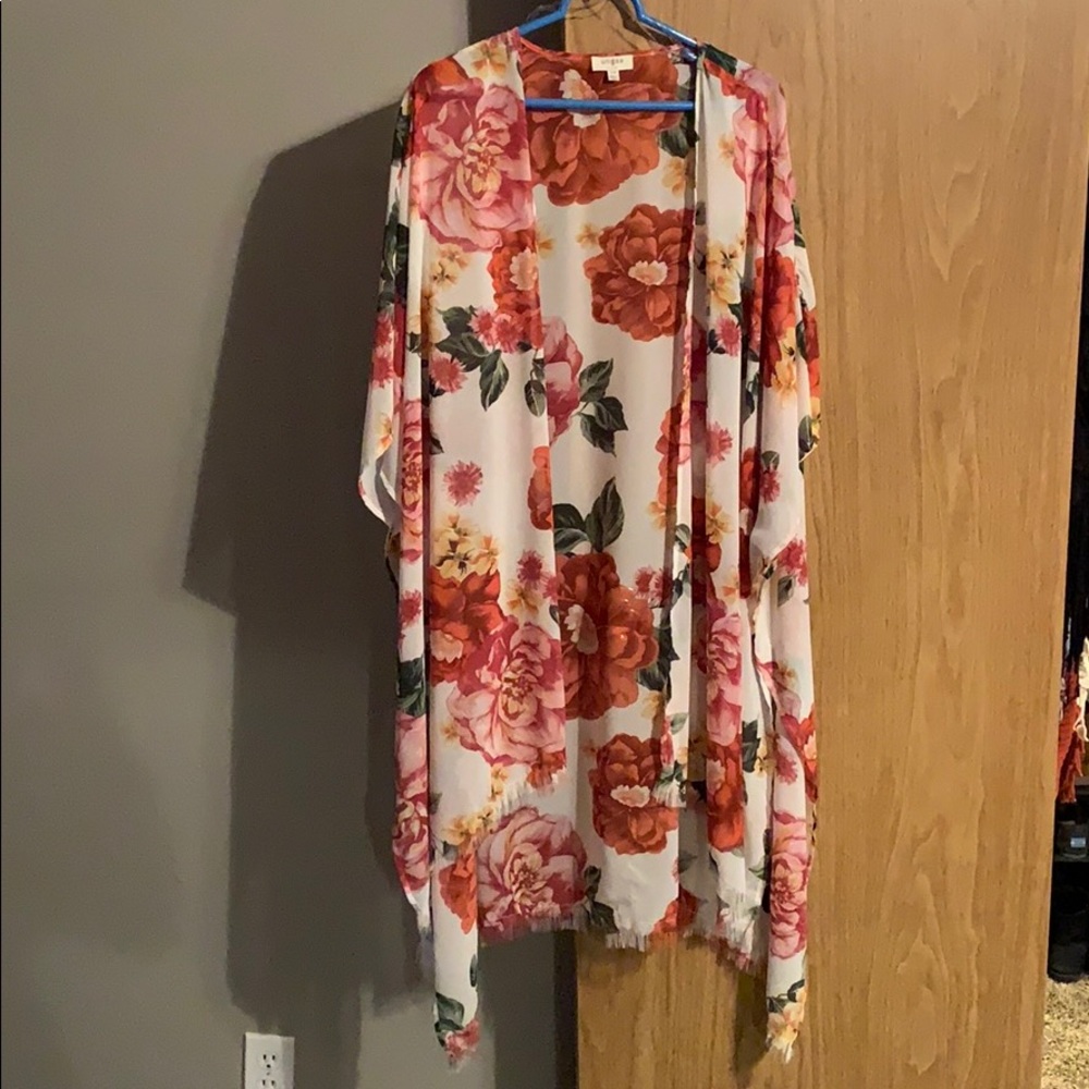 Floral cardigan